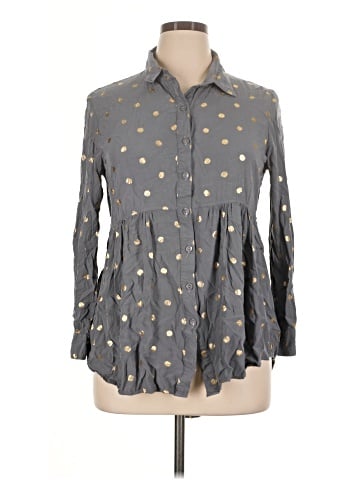 Solitaire Long Sleeve Button-Down Shirt (view 1)