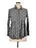 Solitaire Gray Long Sleeve Button-Down Shirt Size XL - photo 1