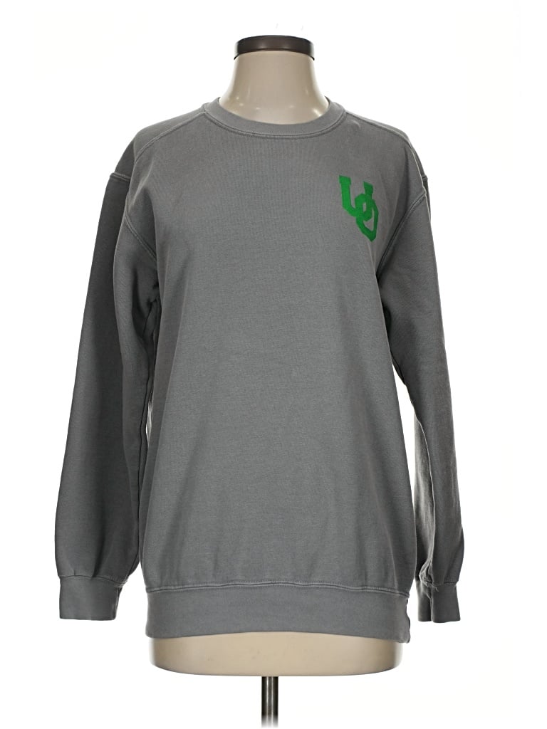 Pre-owned Comfort Colors Sweatshirt In Gray