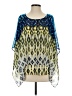AB Studio Blue 3/4 Sleeve Blouse Size S - photo 1