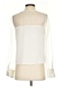 Express 100% Polyester Ivory Long Sleeve Blouse Size S - photo 2