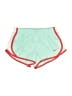 Nike 100% Polyester Color Block Green Athletic Shorts Size XS (kids) - photo 1