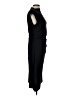 Nine West Solid Black Casual Dress Size L - photo 4