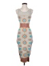Bebe Graphic Tan Cocktail Dress Size XS - photo 1