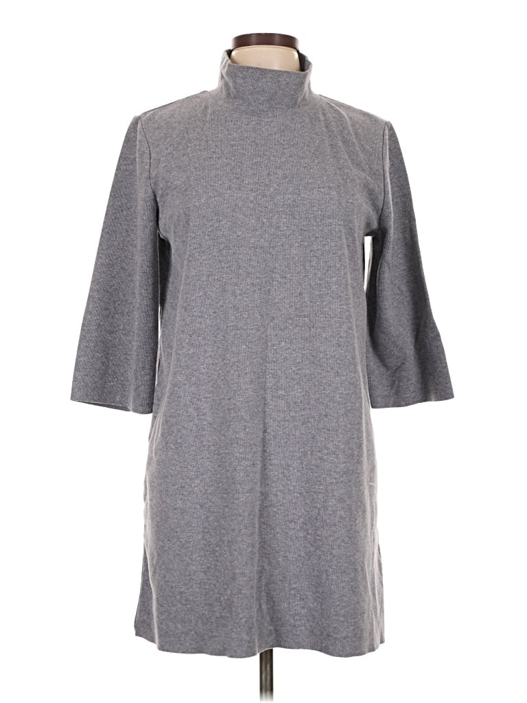 Pre-owned Zara Casual Dress In Gray