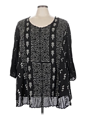 Johnny Was 3/4 Sleeve Blouse (view 1)