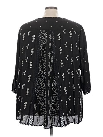 Johnny Was 3/4 Sleeve Blouse (view 2)