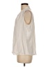 Nine West 100% Polyester Ivory Sleeveless Blouse Size M - photo 5