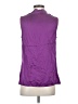 Three Dots 100% Silk Purple T-Shirt Size S - photo 2