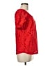 Monteau Red Short Sleeve Blouse Size M - photo 4