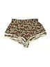 Forever 21 100% Rayon Floral Gold Shorts Size M - photo 1
