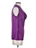 Three Dots 100% Silk Purple T-Shirt Size S - photo 4