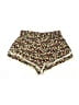 Forever 21 100% Rayon Floral Gold Shorts Size M - photo 2
