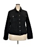 Ashley Stewart Black Denim Jacket Size 18 Plus - photo 1