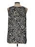 Loveappella 100% Polyester Silver Sleeveless Top Size L - photo 2
