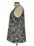 Loveappella 100% Polyester Silver Sleeveless Top Size L - photo 5