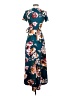 Unbranded Floral Teal Casual Dress Size XS - photo 2