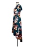 Unbranded Floral Teal Casual Dress Size XS - photo 5