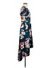 Unbranded Floral Teal Casual Dress Size XS - photo 4