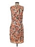 DKNYC 100% Polyester Print Orange Cocktail Dress Size 00 - photo 2