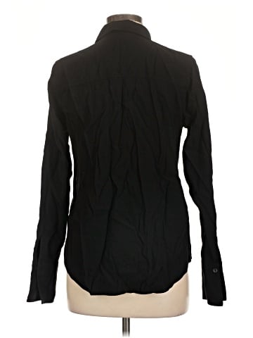 Good American Long Sleeve Button-Down Shirt (view 2)