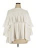 Lane Bryant 100% Polyester Ivory Long Sleeve Blouse Size 18 - photo 1