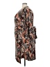Assorted Brands Print Brown Casual Dress Size 3X - photo 5