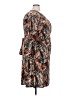 Assorted Brands Print Brown Casual Dress Size 3X - photo 4