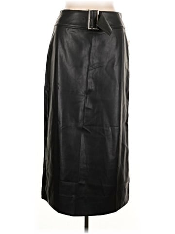 By Anthropologie Faux Leather Skirt (view 1)