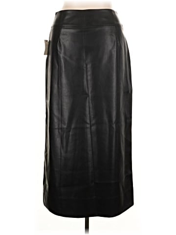 By Anthropologie Faux Leather Skirt (view 2)