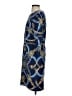 J. McLaughlin Paisley Blue Cocktail Dress Size S - photo 5