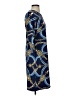 J. McLaughlin Paisley Blue Cocktail Dress Size S - photo 4