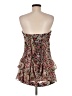 Express Floral Brown Cocktail Dress Size M - photo 2