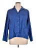 Chico's Design 100% Polyester Blue Long Sleeve Blouse Size XL (3) - photo 1
