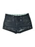 Zco. Plaid Blue Denim Shorts Size 9 - photo 1