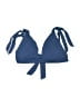 Becca Solid Blue Swimsuit Top Size L - photo 1