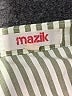 Mazik Stripes Green 3/4 Sleeve Button-Down Shirt Size L - photo 7