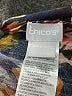 Chico's 100% Rayon Print Gray Poncho One size - photo 7