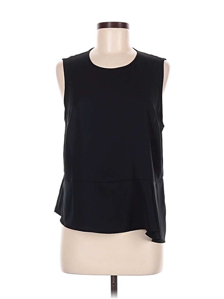 Pre-owned Bcbgmaxazria Sleeveless Blouse In Black