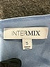Intermix 100% Silk Blue 3/4 Sleeve Silk Top Size S - photo 7
