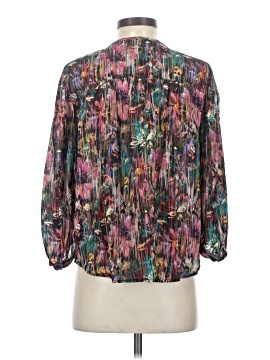 The Korner 3/4 Sleeve Silk Top (view 2)