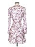 Zara 100% Polyester Floral White Cocktail Dress Size XS - photo 2