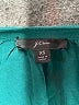 J.Crew 100% Viscose Solid Green Teal Short Sleeve Blouse Size XS - photo 7