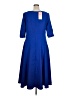 JJ's House 100% Polyester Blue Cocktail Dress Size 16 - photo 2