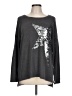 Seven7 Stars Silver Pullover Sweater Size L - photo 1