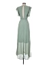 First Love 100% Polyester Green Casual Dress Size S - photo 2