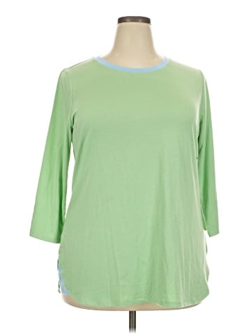 Isaac Mizrahi LIVE! 3/4 Sleeve T-Shirt (view 1)