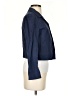 Theory Blue 3/4 Sleeve Button-Down Shirt Size P (petite) - photo 4