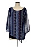 Alyx Blue 3/4 Sleeve Blouse Size M - photo 1