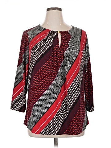 Liz Claiborne Career 3/4 Sleeve Blouse (view 1)